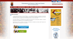 Desktop Screenshot of egresados.unicach.mx