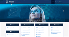 Desktop Screenshot of dtic.unicach.mx