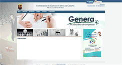 Desktop Screenshot of genera.unicach.mx