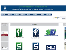 Tablet Screenshot of dp.unicach.mx